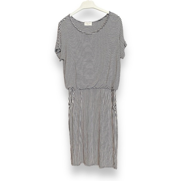 Orange Creek Contrast Stripe Soft Dress - Picture 1 of 6
